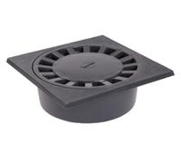 Siphon de sol faible hauteur 15x15 cm gris foncé NICOLL SC456