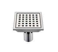 Siphon De Sol INOX 1 Pcs en Acier Inoxydable Drain15Cm * 15Cm Filtre Carré Déodorant Anti Retour Fuite d'eau 15Cmb