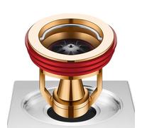 Siphon de sol, noyau d'écoulement anti-odeurs - Siphon anti-odeurs en cuivre - Accessoire de salle de bain pour buanderie, tuyaux d'eaux usées, cuisine, cave