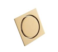 Siphon de sol pour salle de bain Drain de déchets sol carré, insert carrelage, grilles salle bains, drain douche, égouttoir à grand débit en acier inoxydable(Style15-10X10cm)