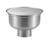 Siphon de sol rond de qualité industrielle avec poignée dissimulée en acier inoxydable résistant à la corrosion