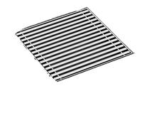 Siphon De Sol Siphon de sol carré en acier inoxydable for salle bain, siphon linéaire grand diamètre for cour extérieure(B15X15)