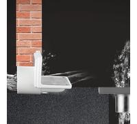 Siphon de vidange avec tuyau ABS pour une installation facile et une protection fiable de gouttière (pour tube de 75 mm)