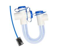 Siphon de vidange coudé en U en PVC 1,9 cm standard avec brosse pour systèmes CVC climatiseurs PVC transparent U