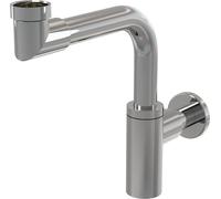 Siphon design AlcaDrain 1 1/4" peu encombrant, entièrement en métal