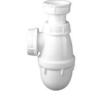 Nicoll Siphon d'évier 0204002 réglable Ø40 mm 40×49 mm polypropylène sans prise machine