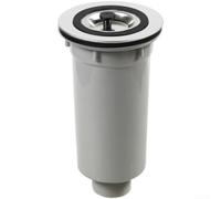 Siphon d'évier de cuisine en acier inoxydable avec panier en polypropylène et technologie d'étanchéité pour bloquer les odeurs indésirables pour ouvertures standard de 87 mm à 95 mm en finition de