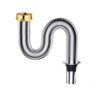 Siphon d'évier en acier inoxydable flexible (120 cm)
