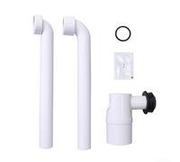Siphon d'évier pour lavabo GEBERIT avec technologie d'étanchéité à l'eau pour bloquer les odeurs Construction PP et EPDM avec longueur réglable (90°)