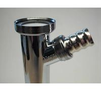 Siphon d'evier - siphon de lavabo Viega - 103033 - Siphon Tuyau réglable 3/4x 200mm chromé ()