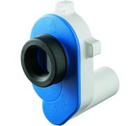 Siphon D'Extraction Haas Pour Urinal DN50, Sortie Horizontale