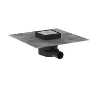 Siphon Douche Hansgrohe RainDrain Point Arrière carrelable 100x100 mm Chrome Poli