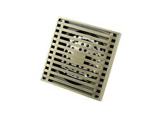 Siphon Drain de Sol carré 100x100MM, for Toilettes, Balcon, Salle Bains, Douche(Color 2)
