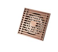 Siphon Drain de Sol carré 100x100MM, for Toilettes, Balcon, Salle Bains, Douche(Color 4)