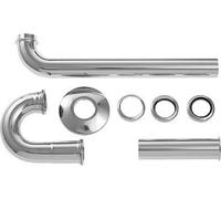 Duravit lavabo tube siphon Starck 1 11/4 ", tuyau de vidange 300 mm, chrome