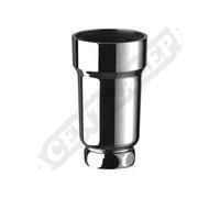 Delabie Siphon d'urinoir 771000 – vertical Ø50/Ø32, garde d'eau 50 mm, avec écrou, ABS