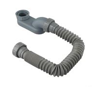 Siphon en ABS à profil plat pour systèmes de vidange de baignoire avec anneau d'étanchéité en gel de silice et géométrie de courbure optimisée pour l'efficacité du drainage