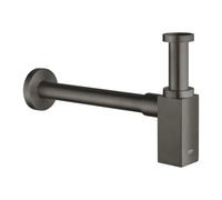 Siphon en laiton pour lavabo, Technologie StarLight éclatant et durable, Hard Graphite brossé (40564AL0)