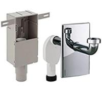 Geberit Piège à odeurs 151120211 Ø50/56 mm encastré mural horizontal plastique chromé