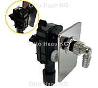 Siphon encastré HAAS Oha 2074 DN 40/50, pour lave-linge et lave-vaisselle, sans plaque de montage