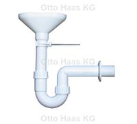 HAAS siphon entonnoir 3010 DN 40, eau de fuite, eau de condensation, vidange