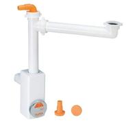 Siphon espace 1 NT inspectable pour éviers de cuisine à 1 baignoire sortie Ø50