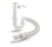 Siphon flexible 1 1/2'', 1 pièce/polybag