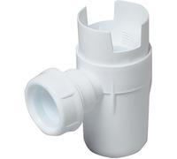 Siphon - Groupe de sécurité - Emboîter - Plastique - Synthétique - 1""1/2 (40x49) - Simple