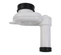 Siphon horizontal DN50x40 PP résistant urinoir horizontal | Débit horizontal efficace, empêche les blocages, raccordement fiable des égouts - Finition blanche - Entrée standard DN50