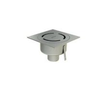 Siphon inox complet - couverture sablée - Showerdrain Eko / sortie verticale/150x150mm ACO