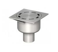 Siphon inox - couverture brillante - Showerdrain Eko 100x100MM INOX 304 / verticale ACO