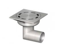 Siphon inox - couverture brillante - Showerdrain Eko 150x150MM INOX 304 / horizontale ACO
