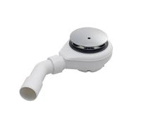 Siphon LAUFEN pour 90mm avec couvercle de vidange chromé, H2951190040001