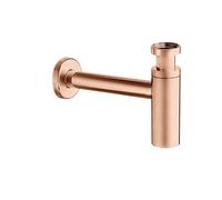 Siphon Lavabo Droit Luxe Laiton Design 35 Cm Or Rose Brosse - CRISTINA ONDYNA MS3434P