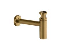 Siphon Lavabo Droit Luxe Laiton Design 35 Cm Vieux Bronze Robinetterie VIDAGES - CRISTINA ONDYNA MS3492