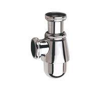 Siphon lavabo faible encombrement et réglable - - laiton chromé