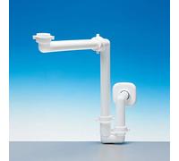 Lira Siphon lavabo Gain de place Ø 32/40 mm