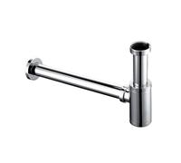 Siphon Lavabo Kit de vidange d'évier lavabo en alliage zinc avec siphon rond