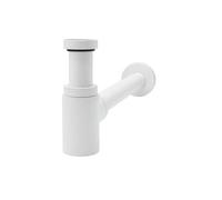 Siphon lavabo Linéis Mini design apparent blanc mat