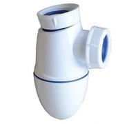 Siphon lavabo - NICOLL - BM211 - Réglable de 133 à 192mm - Joints imperdables - Étanchéité durable