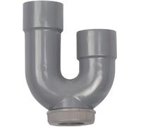 Siphon - m.a.l. - Blanc - Intérieur - Plastique - Synthétique - Filetage 1""1/2 - Installation Simple