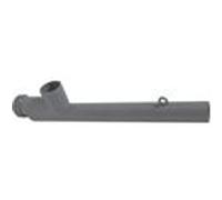 Siphon machine à laver gain de place souple sortie horizontale 40mm - NICOLL - 1YH42C Bois G