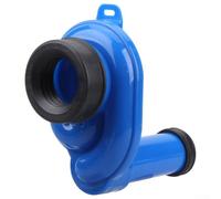 Siphon mural horizontal pour urinoir PP | Siphon urinoir mural, siphon horizontal DN50/DN40/50, siphon PP, joint anti-odeur, convient aux tuyaux d'égout de 40 mm et 50
