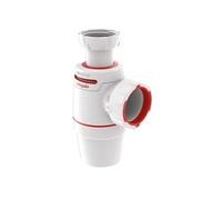 Wirquin 30722156 Siphon d'évier Néo Air ⌀40 mm zéro fuite, blanc