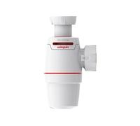 Wirquin Siphon lavabo Néo Air Ø32 blanc - anti-vide intégré, réglable, compact, zéro fuite
