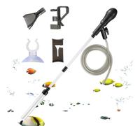 Siphon Pompe pour Aquarium Pompe à Eau avec Clip Régulateur de Débit