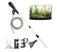 Siphon pour aquarium Pompe à Eau avec Clip Régulateur de Débit