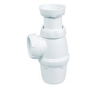Siphon pour évier réglable Wirquin blanc 40mm