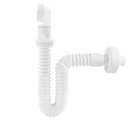 Siphon rotatif réglable pour évier - Siphon de lavabo flexible et étanche - Tuyau d'évacuation universel à couper à la longueur souhaitée | Tuyau de vidange rotatif robuste | Parfait pour salle de