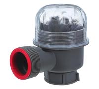 Siphon sous Évier Transparent Démontable Anti-odeurs la Cuisine | Remplacement de Siphon en P, Raccord Réglable pour Évier et Broyeur, Plastique Noir 13x12,8x9cm